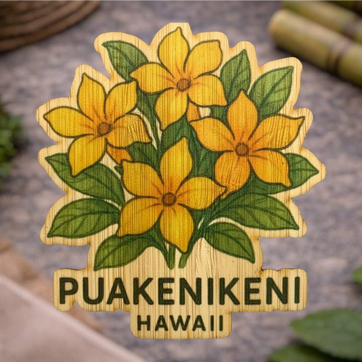 Buket af Puankenikeni for engroshandel hos Bamboo Wood Stickers
