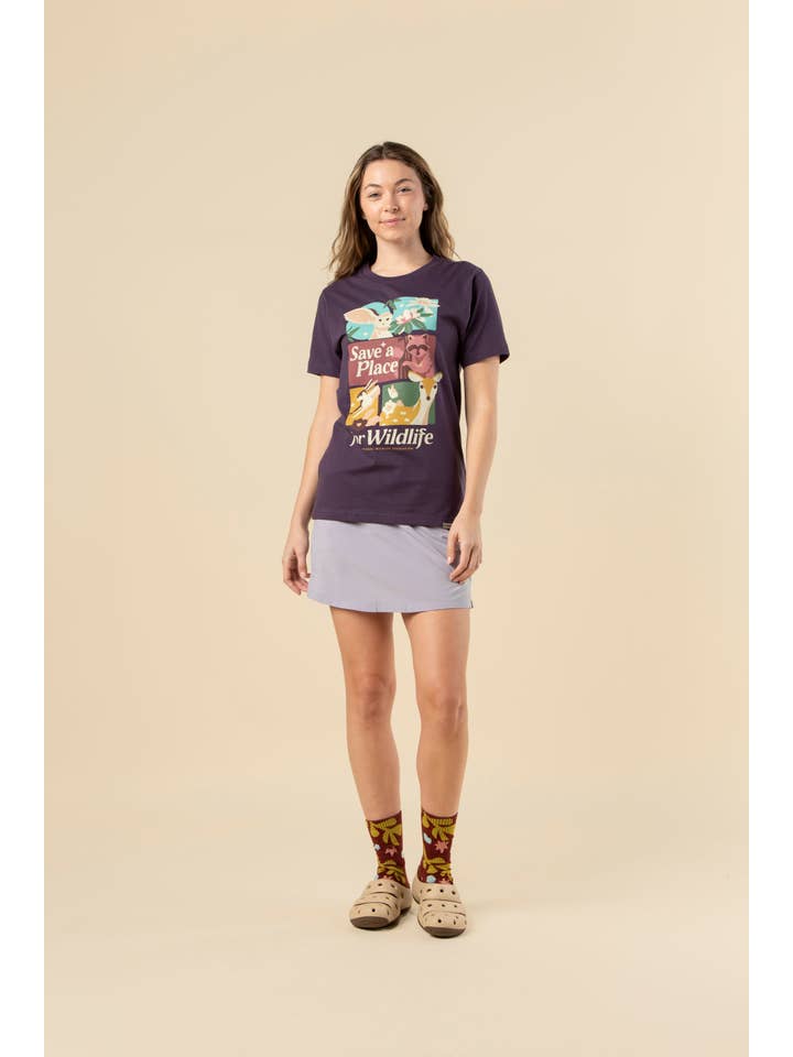 The Landmark Project - Wholesale Screen Printed T-Shirt - Unisex - Save a Place for Wildlife Unisex Short Sleeve Tee1