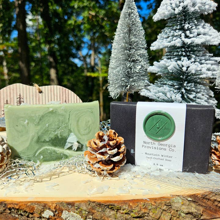 Mountain Winter Bar Soap for wholesale by North Georgia Provisions Co.