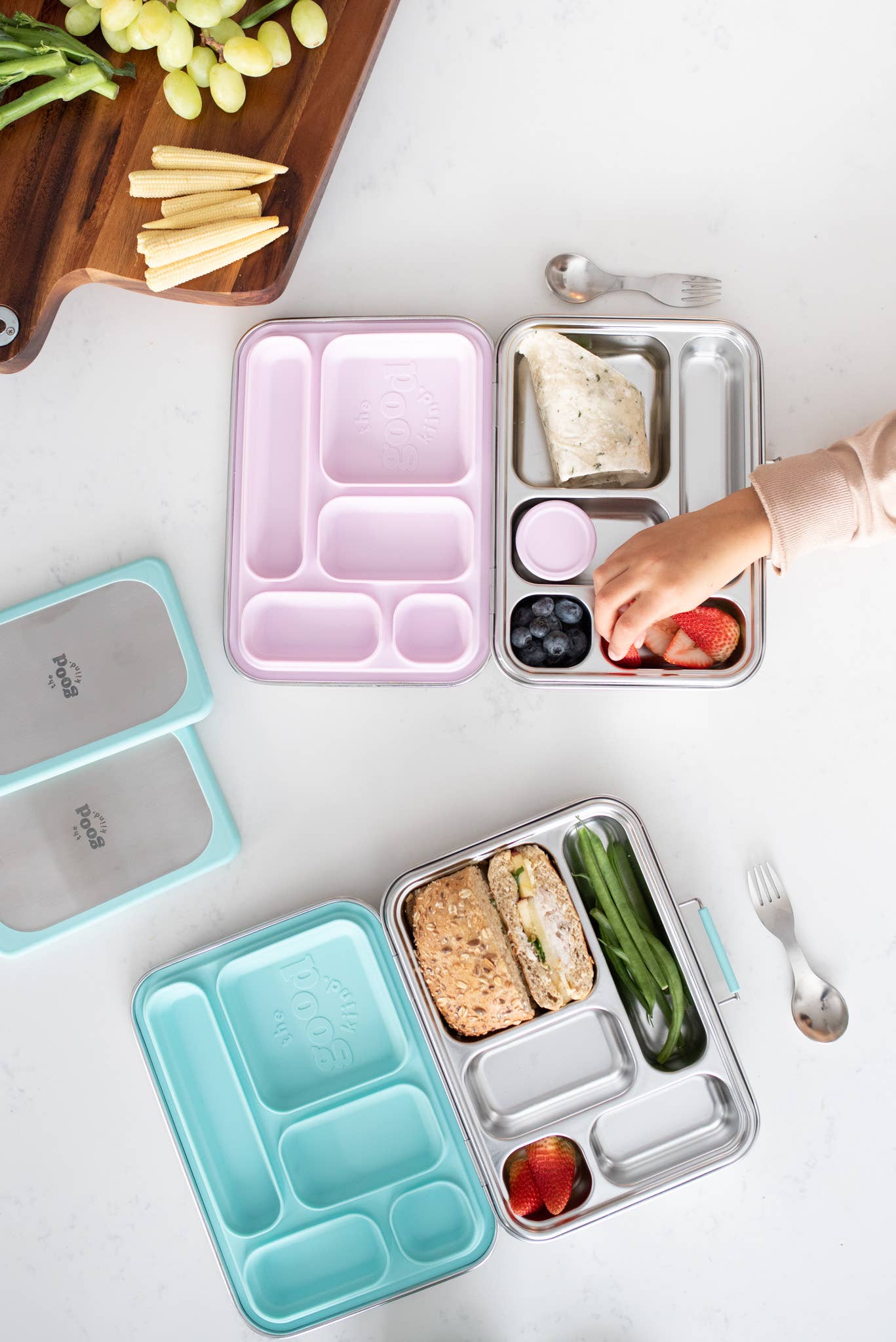 The Good Kiind - Wholesale Lunch Bag/Box - Kids - Lunch box for kids Stainless Steel, Bento-Box: The Explorer™9