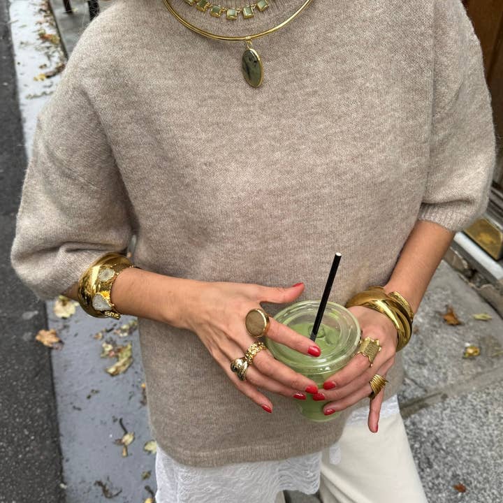 Woonder - Wholesale Choker/Collar - Green Amulet Choker6