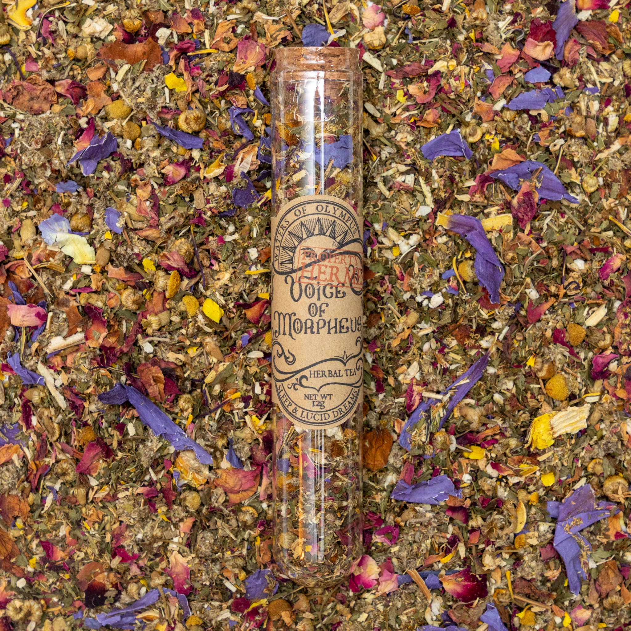 Earth's Best Wellness Market - Wholesale Loose Tea - Blue Lotus & Mugwort Chamomile Tea - Sleep & Lucid Dreams0