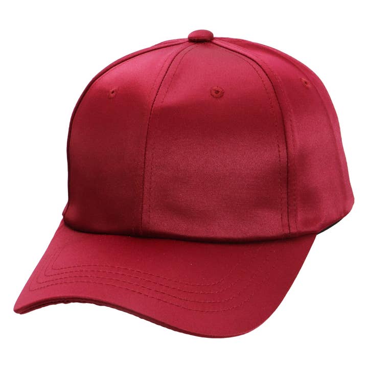 Cap Zone - Wholesale Baseball Cap - Unisex - Faux Silk Satin Strap Back Baseball Cap4