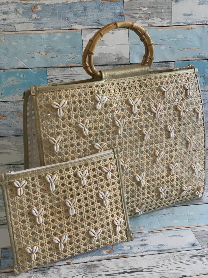 Lily Strandväska - Snäckskal för wholesale av Bits and pieces to go