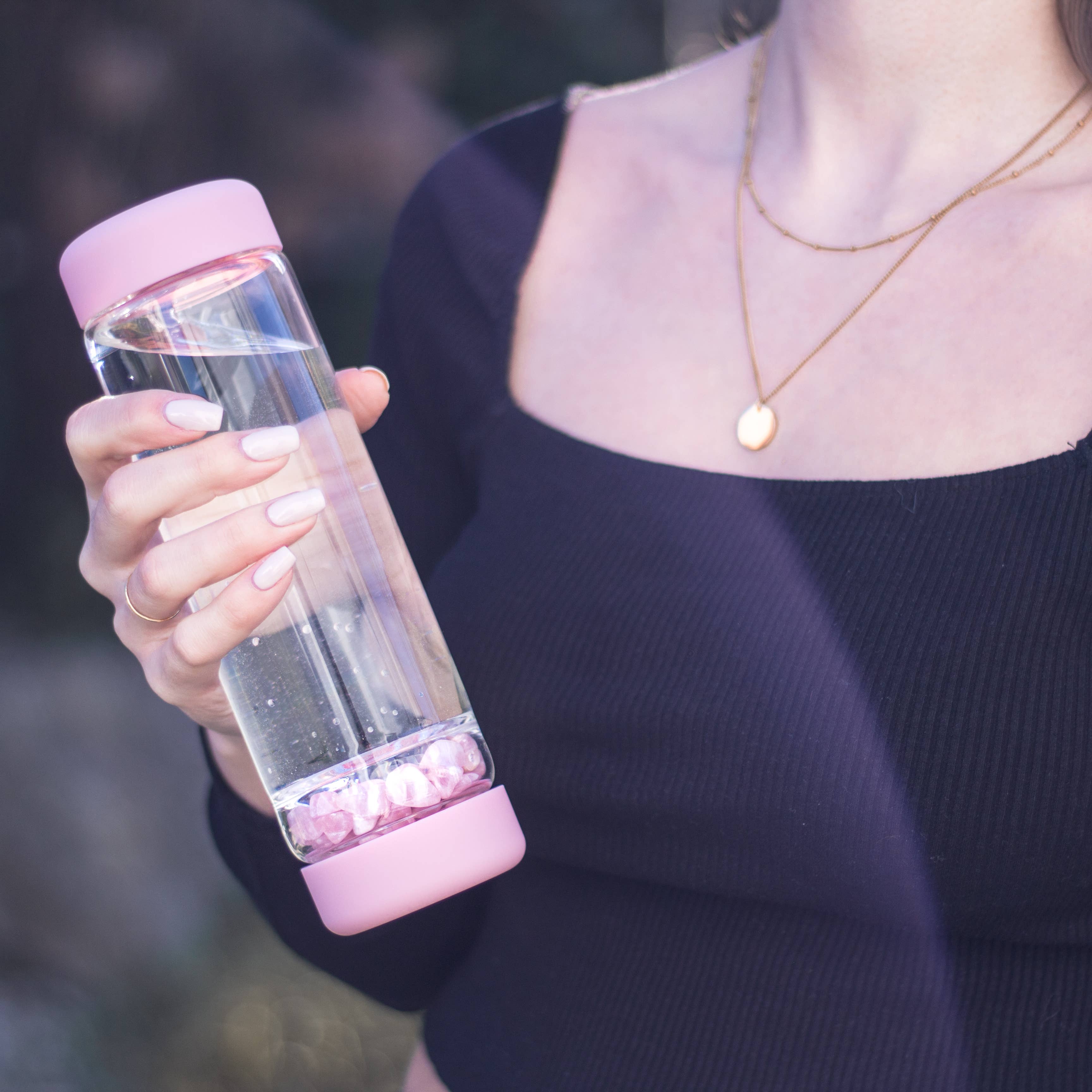 VitaJuwel USA - Wholesale Water Bottle - Inu! ROSE | DIY Crystal Water Bottle4