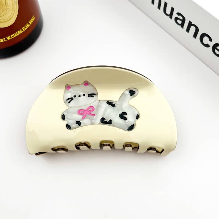 TheDivaSoap - Vendita all'ingrosso Fermaglio per capelli - Donna - Fermaglio per Capelli in Acetato a Forma di Cucciolo, Fermaglio per Capelli con Animali Carini