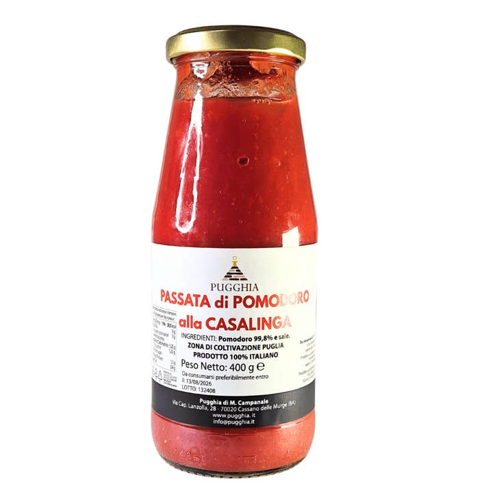 PUGGHIA – wholesale Pasta sauce – Tomato puree 400 g