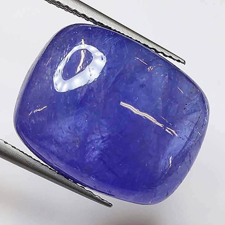21.43 ct Cabochon carré Tanzanite 17x14mm pour la vente par Naturjoya