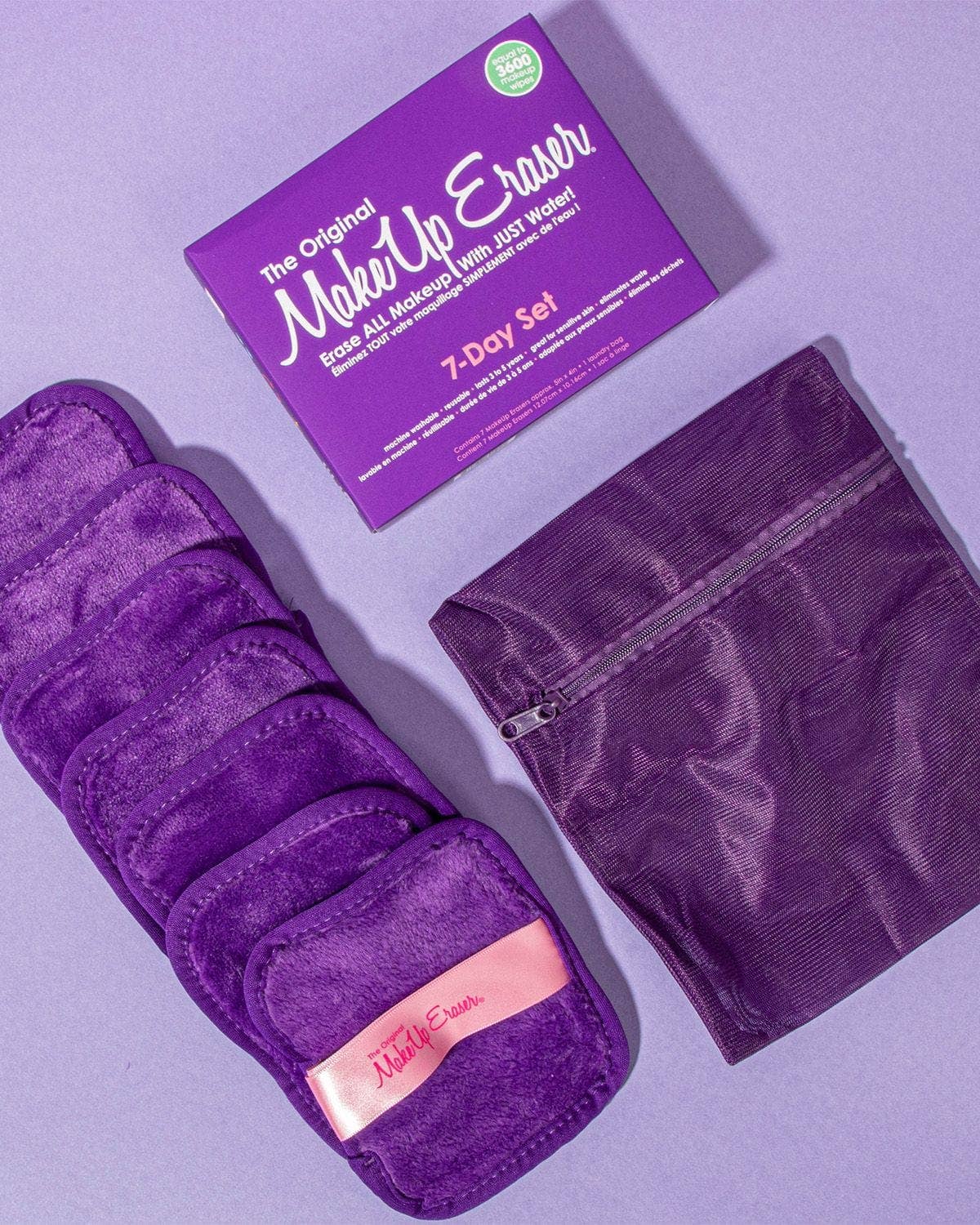 The Original MakeUp Eraser – wholesale Sminkborttagning – Queen Purple 7-dagars set | CLOSEOUT2