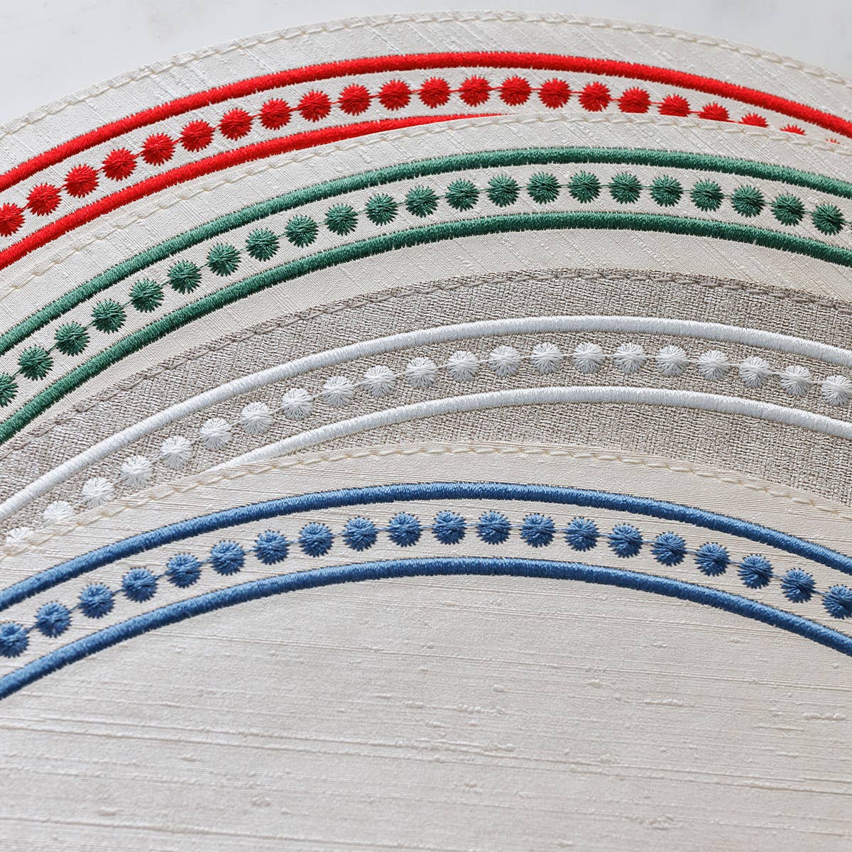 Arte Italica & Crown Linen Designs - Wholesale Placemat - Palermo Perla placemat - Uitverkoop1