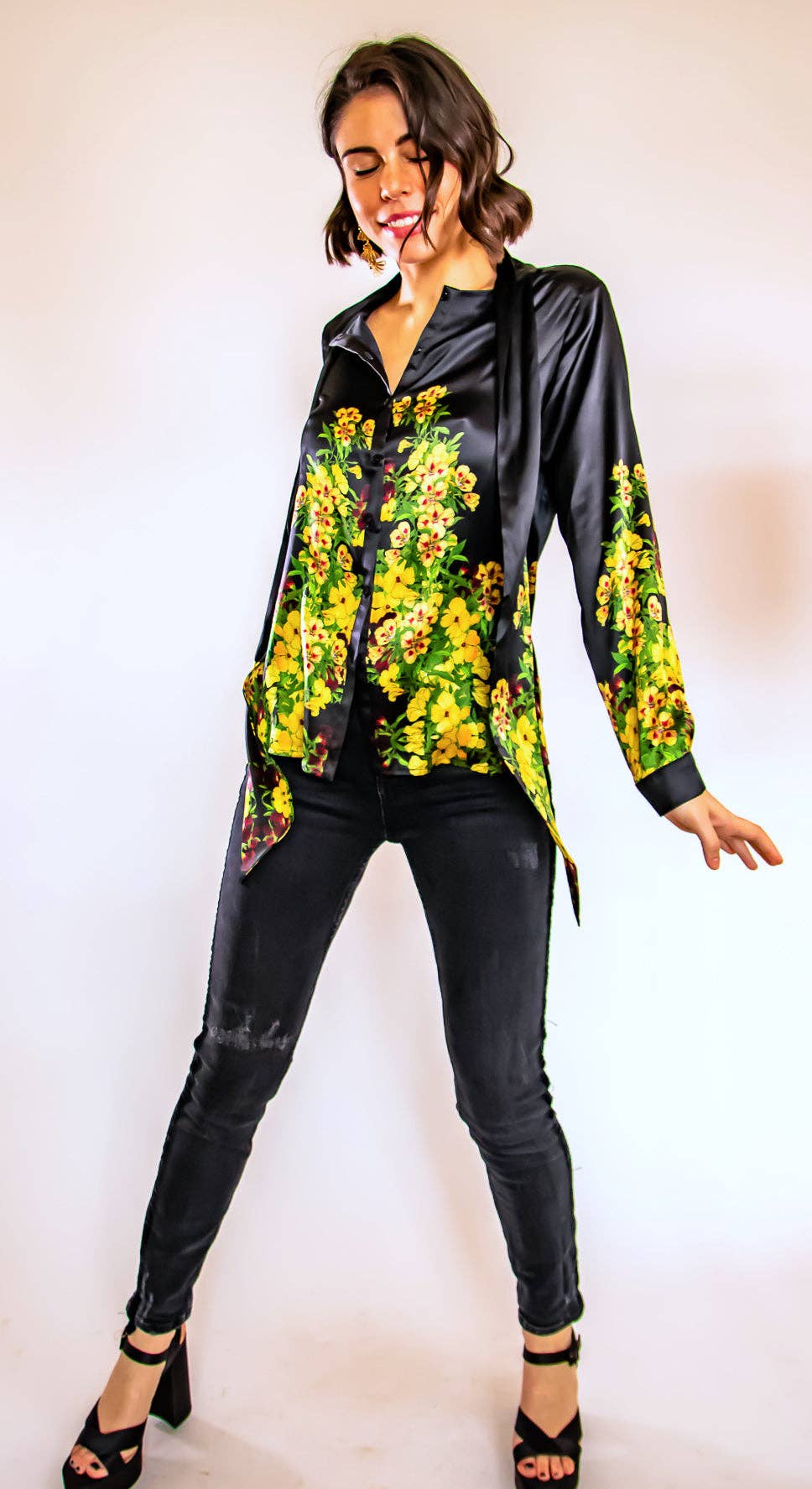 Trisha Paterson Collection - Wholesale Blouse – Women’s - Elixir Charmeuse Silk Blouse