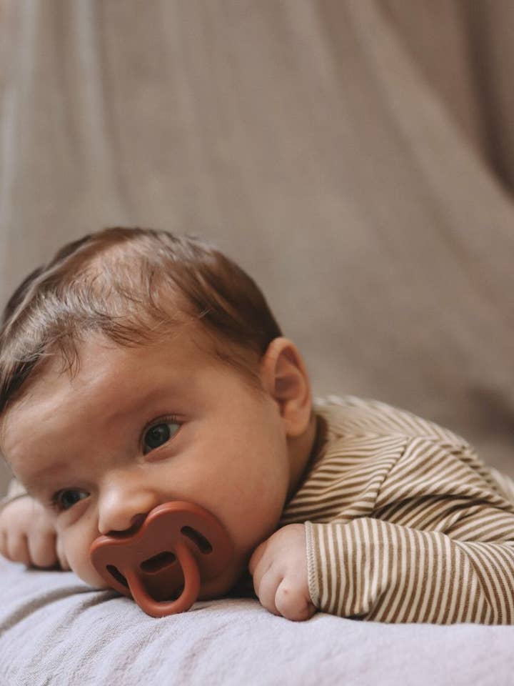 Conjunto Orgânico Atemporal: Camiseta Transpassada + Calça com Pé Toffee por atacado de North Baby