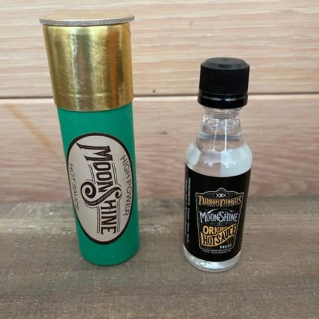 Fairhope Favorites, Inc. - Wholesale Hot Sauce - Large Shotgun Shells W/Original & Bourbon Mini Hot Sauce 2