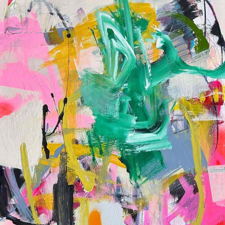 Valerie Dumas Art - Wholesale Art Print - Birdie Abstract Art Print