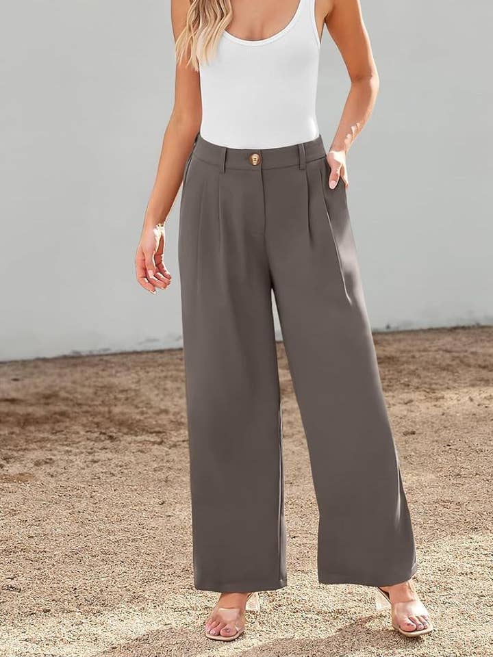 Business Suit Pants Wide-Leg Office Trousers for wholesale by HIDDENBRAND