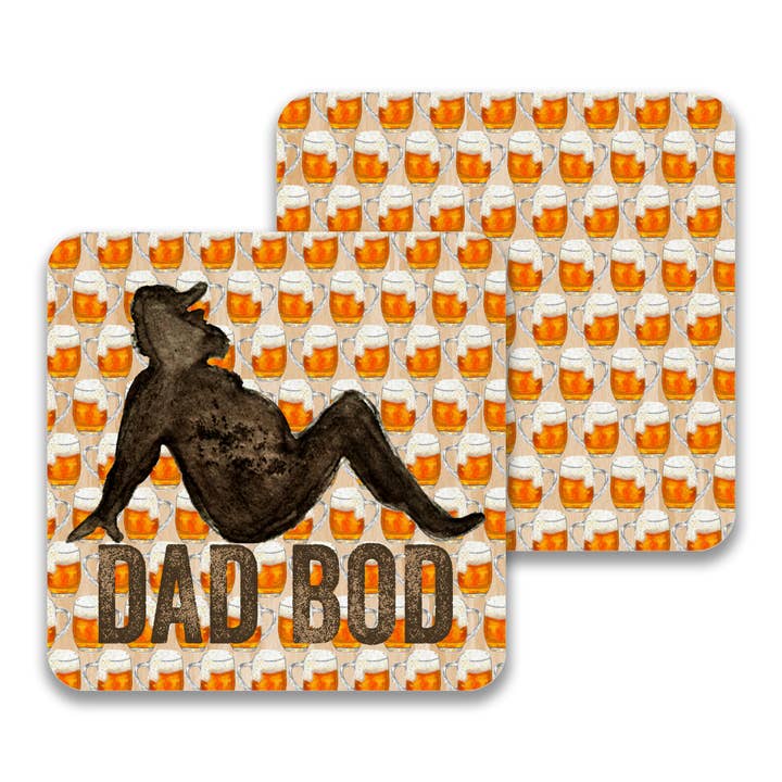 Posavasos de papel para bebidas Dad Bod para venta al por mayor de French Graffiti
