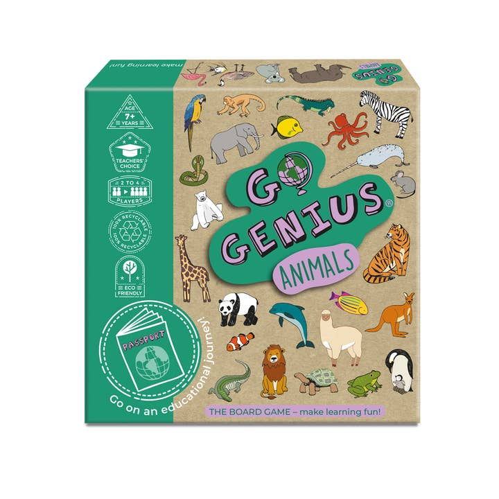 Whiz Kid Games – wholesale Board game – Board game for children Go Genius Animals by Whiz Kid Games