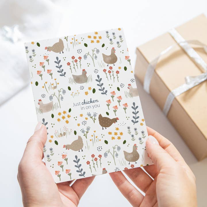 Nur ein Huhn bei dir einchecken für den Großhandel von Kathrin Legg