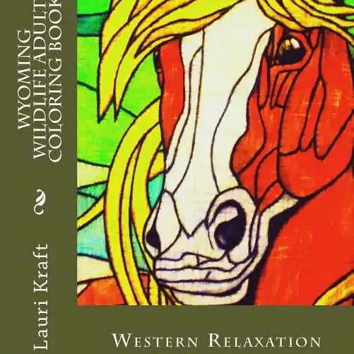 Books by splitShops - Wholesale Coloring & Activity Book - Adult - Wyoming Wildlife Adult Coloring Book: Wild-Side Meditation and Relaxation - Paperback