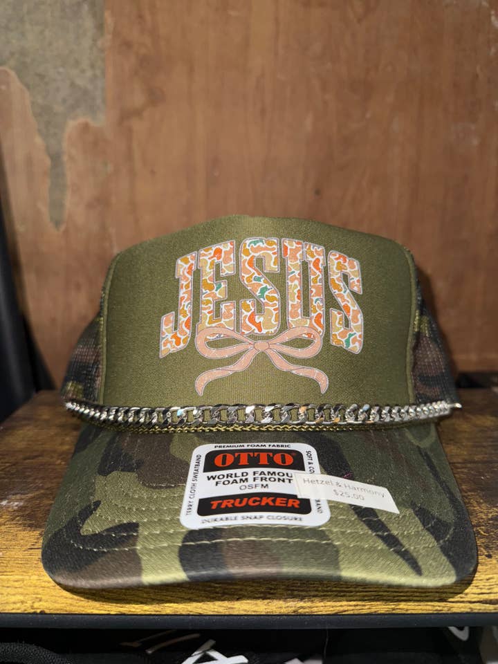Chapeau Otto Camo Jésus pour la vente par HETZEL & HARMONY
