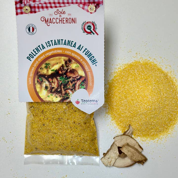Teorema Mediterraneo – wholesale Majsmjöl – Polenta med karljohansvamp 200 g