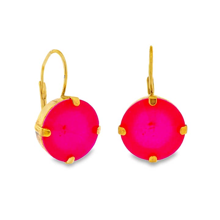 TOVA - Wholesale Dangle Earrings - Caitlin Round Earrings1