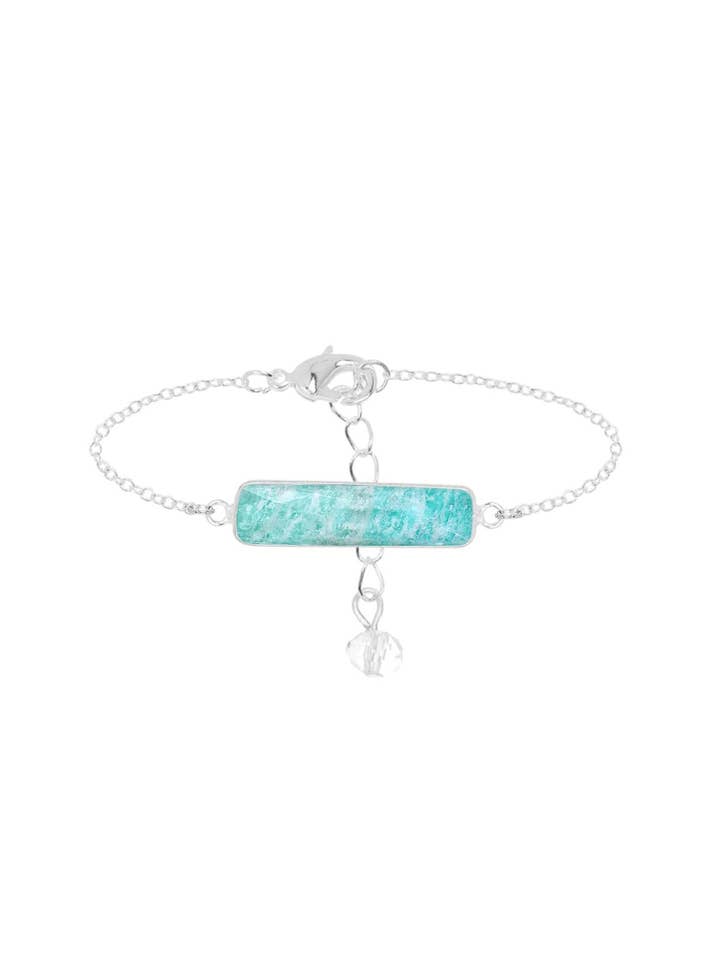 Amazonite Bar Bracelet - SF for wholesale by Zoey Simmons