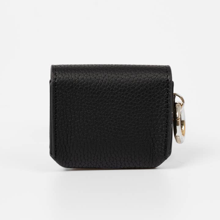 ÊTRE - Wholesale Airpod/Earbud Case - Men's - Asher Wireless Earbuds Case - Black, Faux Leather3