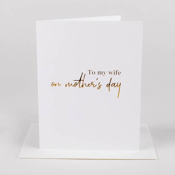 Til min kone på mors dag (Kopi) for engroshandel hos Wrinkle & Crease Paper Products