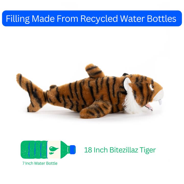 The Petting Zoo - Wholesale Stuffed/Plush Toy - Kids & Baby - Bitezillaz Tiger 18" (46cm)1