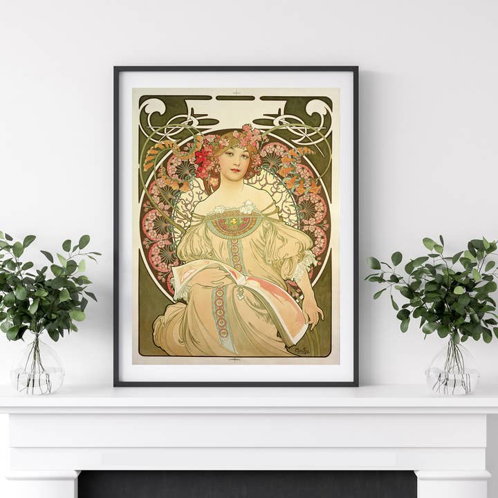 Go To Design - Wholesale Art Print - Fine art print Poster Champenois by Mucha unframed wall art3