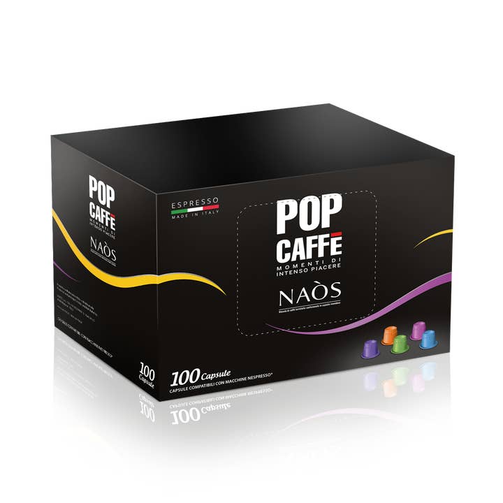 POP CAFFE' - Wholesale Oploskoffie/espresso - DE GEUR VAN POP & CAFEÏNE IS INTENS
COMPATIBEL MET NESPRESSO-MACHINES