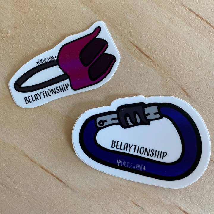 Cactus to Pine - Wholesale Sticker - Belaytionship Stickers (Two Pack)