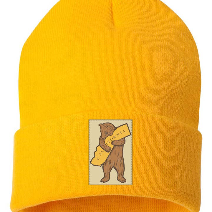 SF Mercantile - Wholesale Beanie - Unisex - CA Bear Hug 12" Knit Beanie1