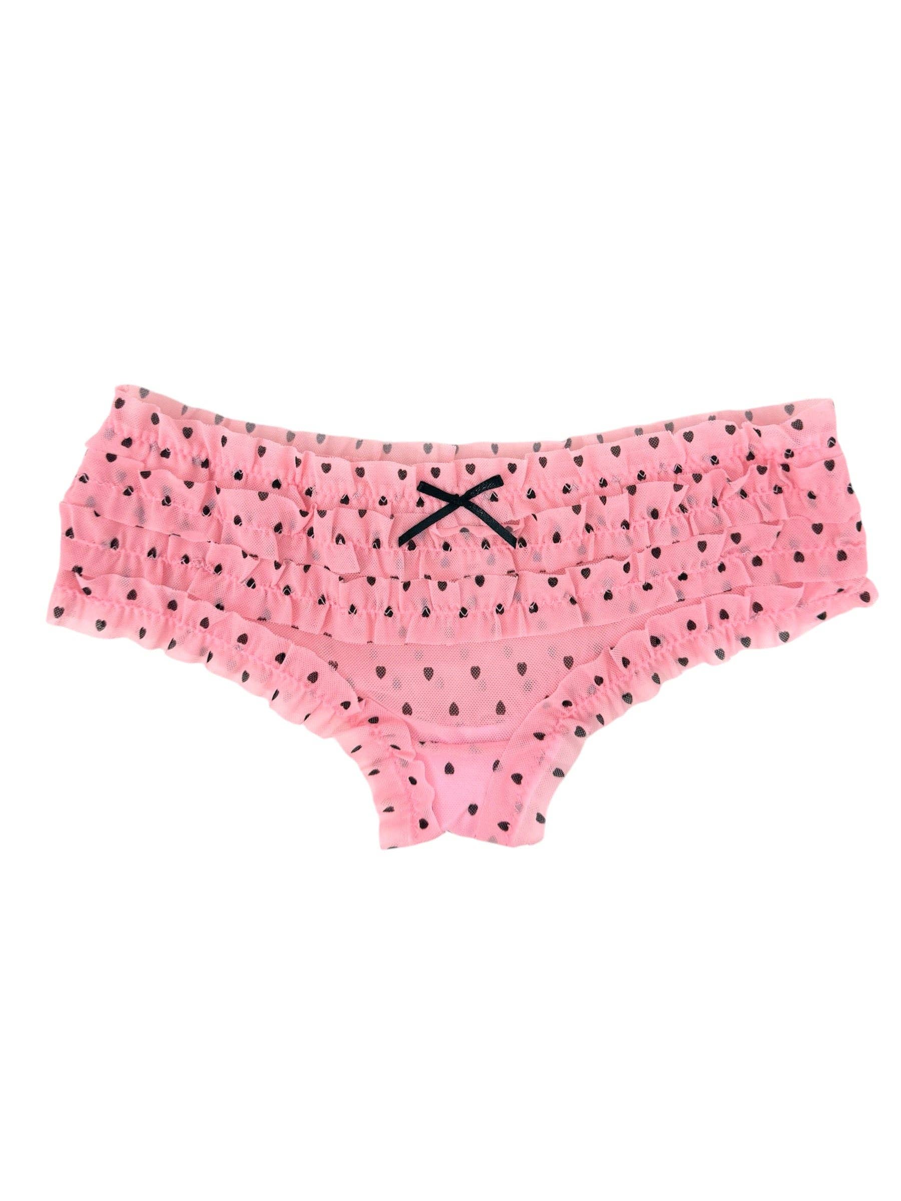 Milanblocks LLC – Großhandel Unterwäsche – Damen – Milanblocks Vintage-Stil Gingham Daisy Rüschen-Slips8