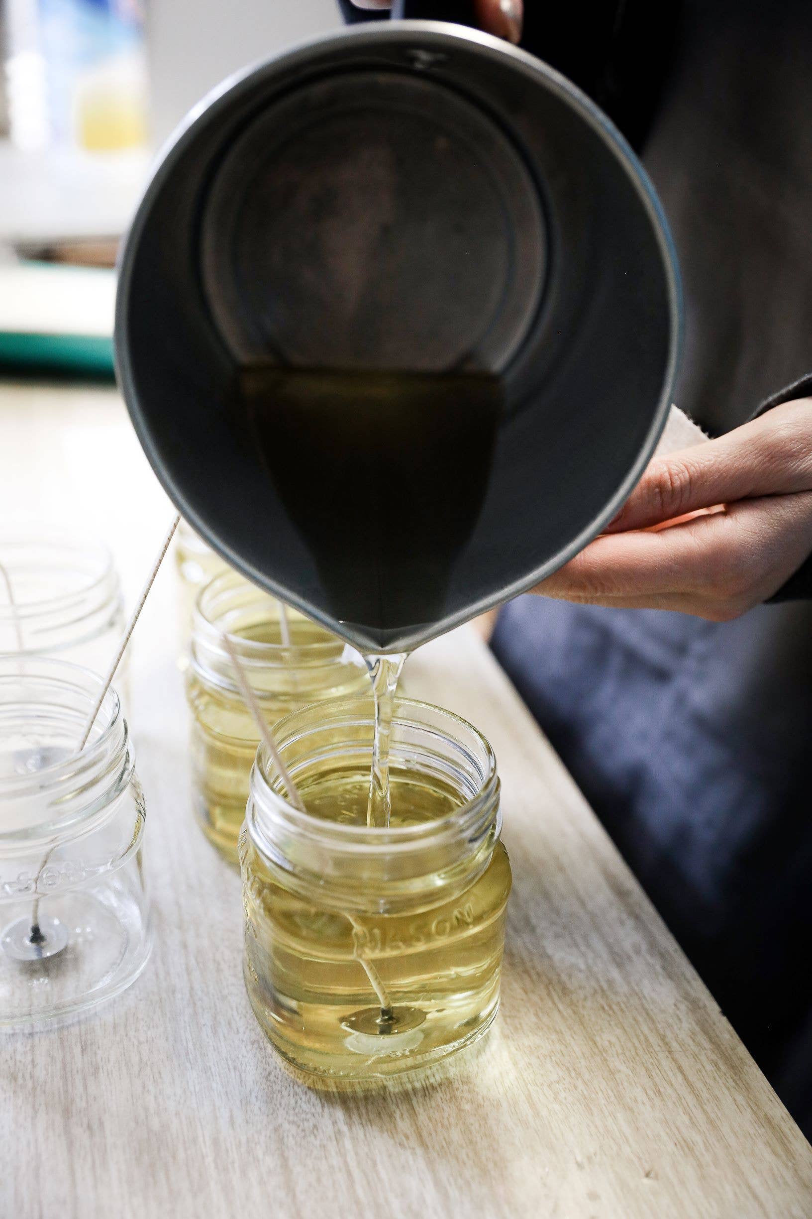 Woodsy Wicks - Wholesale Jar/Filled Candle - White Pumpkin Candle - Rust Lid 100% Soy Wax Candle4