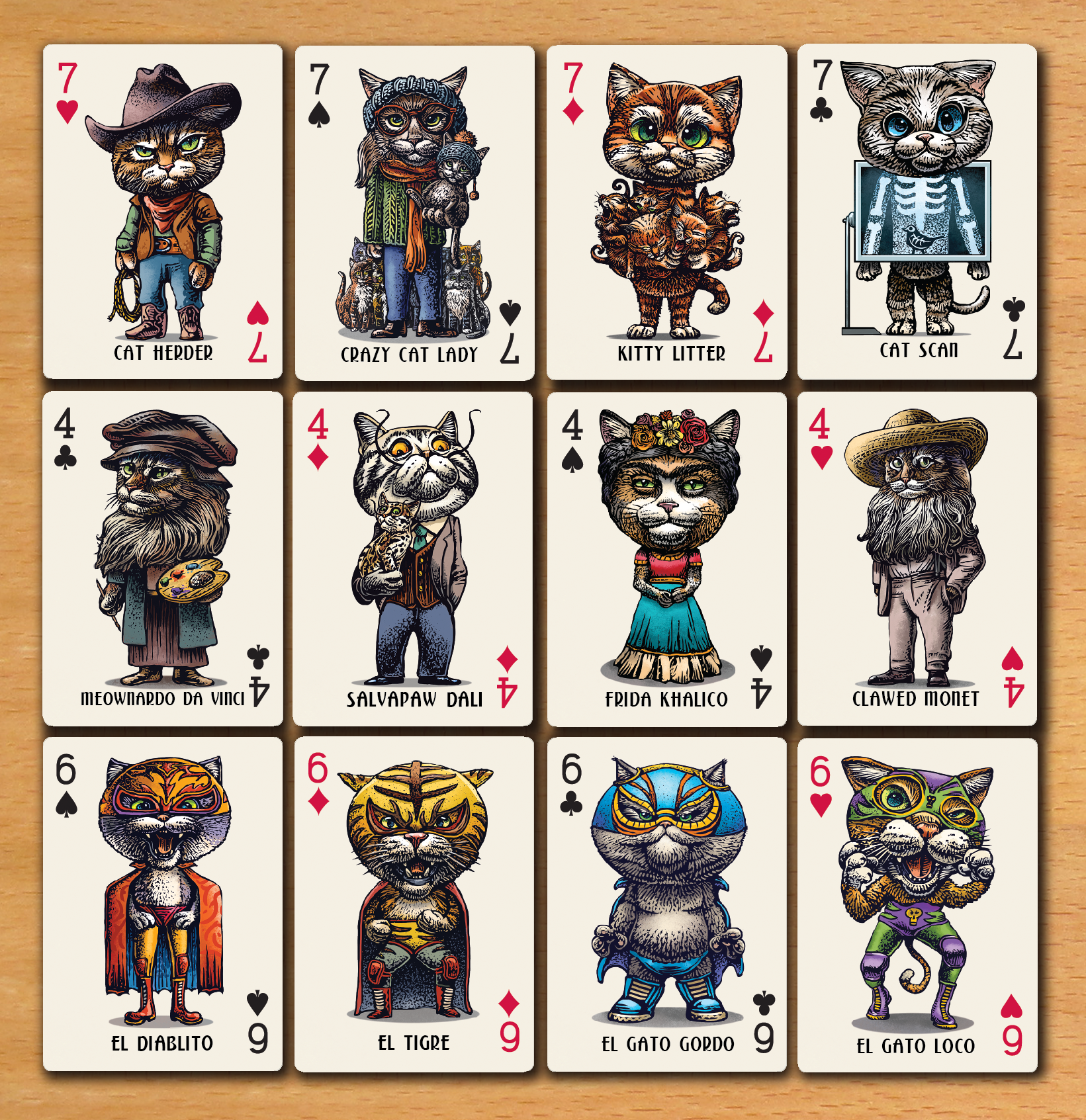 ChetArt - Wholesale Playing Cards - Cat's Meow Playing Cards4