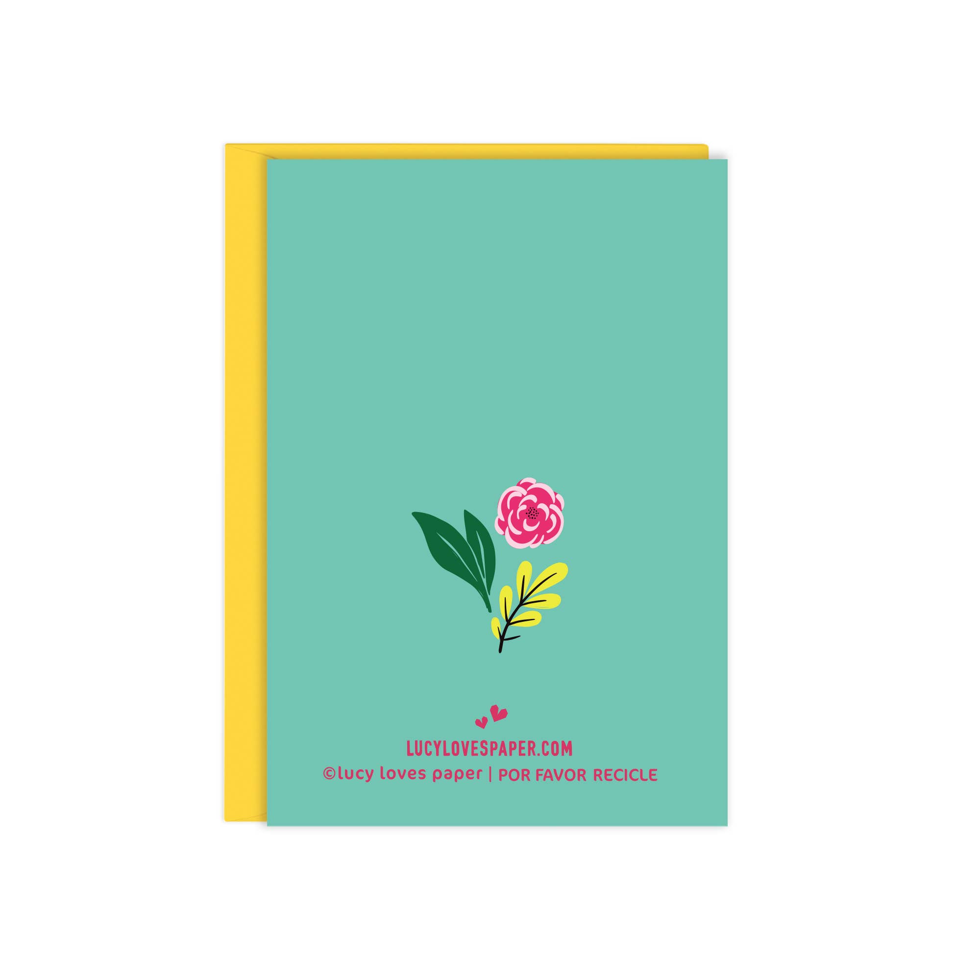 Lucy Loves Paper - Wholesale Thank You Card - Mini Muchas Gracias | Enclosure Size Card in Spanish1