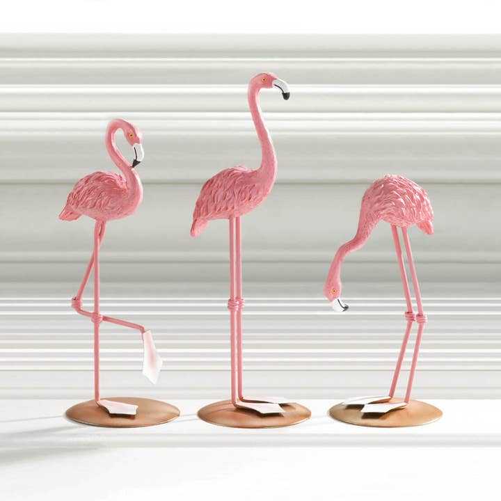Zingz Home - Wholesale Decorative Figurine - Tabletop Flamingo Trio1