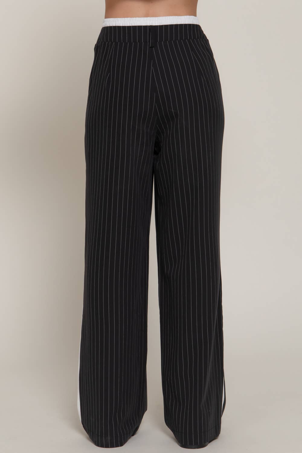 Active Basic | Active USA - Wholesale Pants - Women's - Side Stripe Detail Y/D Stripe Long Pants9