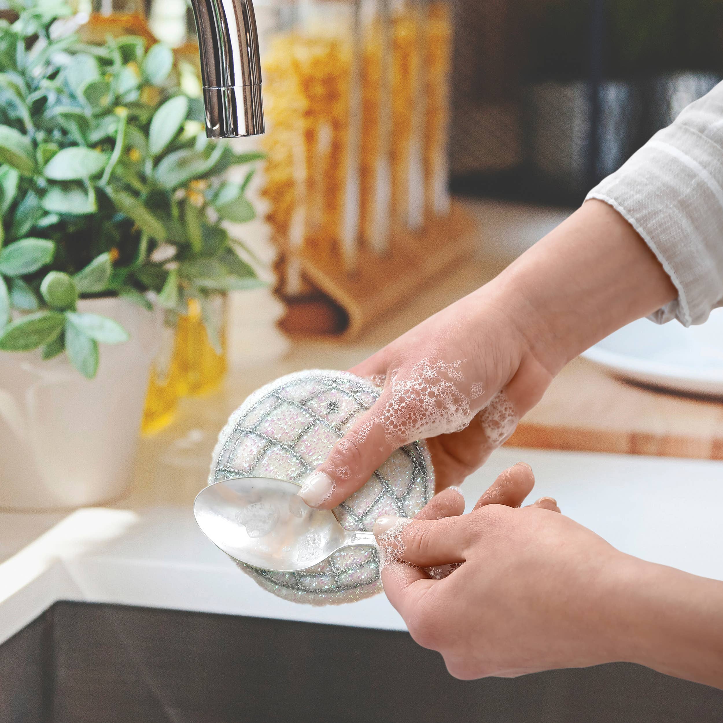 Fred & Friends - Wholesale Cleaning Sponge - Sponges - Dishco Fever - Disco Ball Sponges - Set of 21