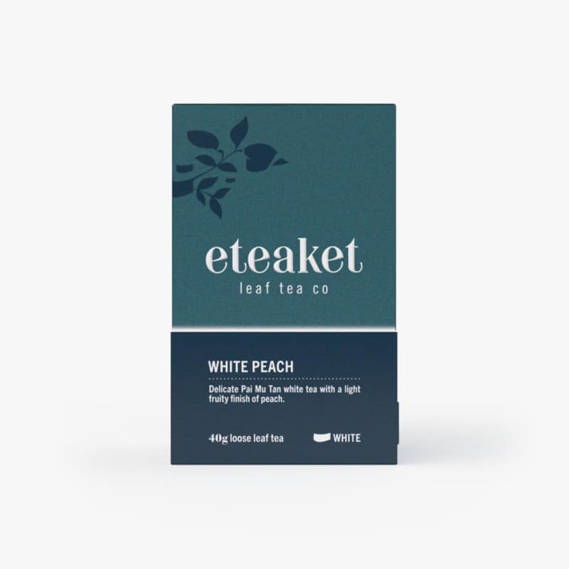 eteaket – wholesale Loose tea – White Peach - 40g loose leaf0