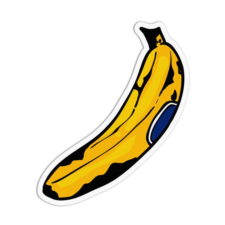 Banan Sticker Market Vinyl tekstureret klistermærke for engroshandel hos Girls Printing House