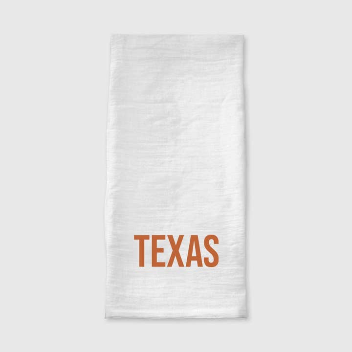 Texas Bold Dish Towel for wholesale by Made in Texas Co.