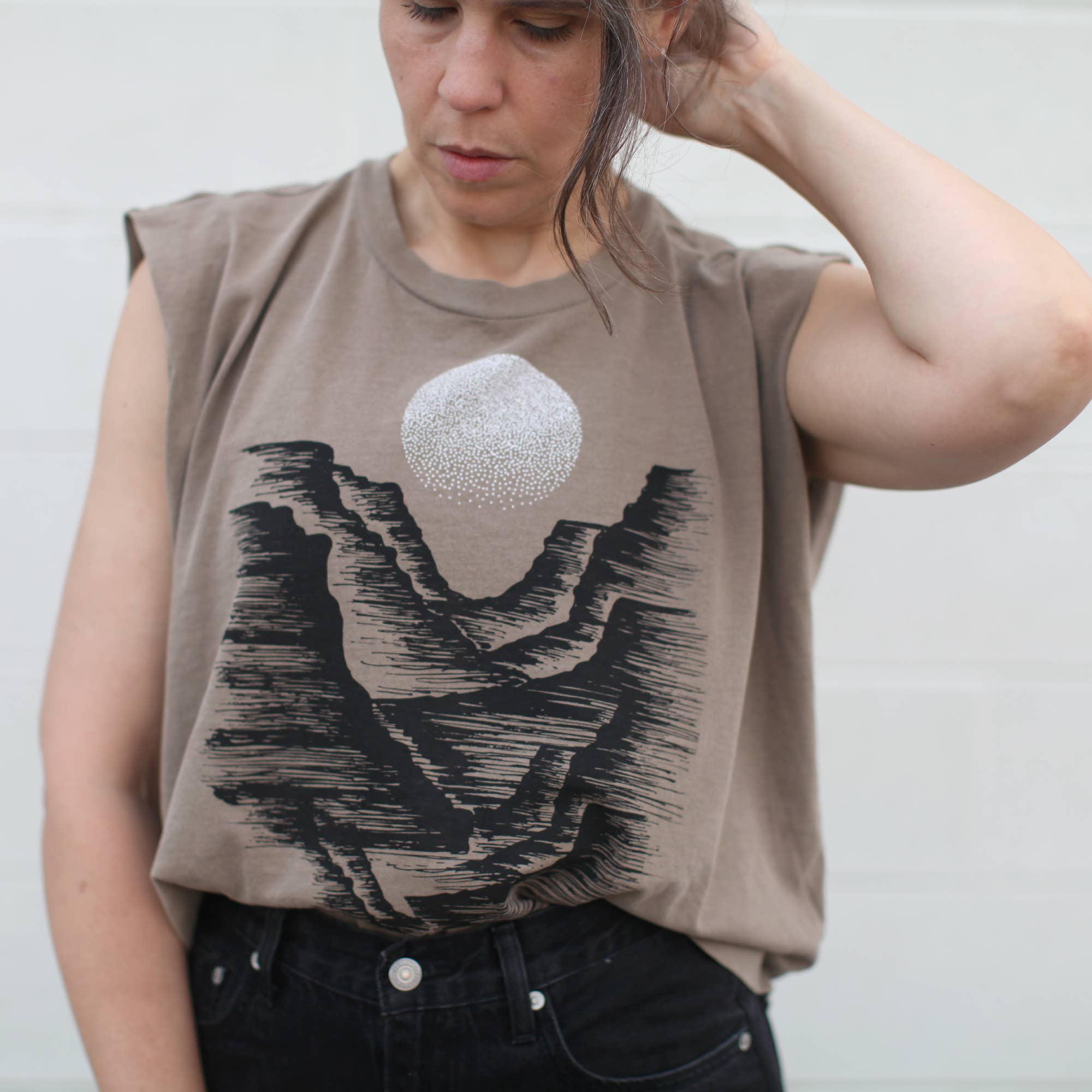 Blackbird Supply Co. - Vente Débardeur – femme - Débardeur en coton épais 100 % Canyonlands couleur sable du désert1