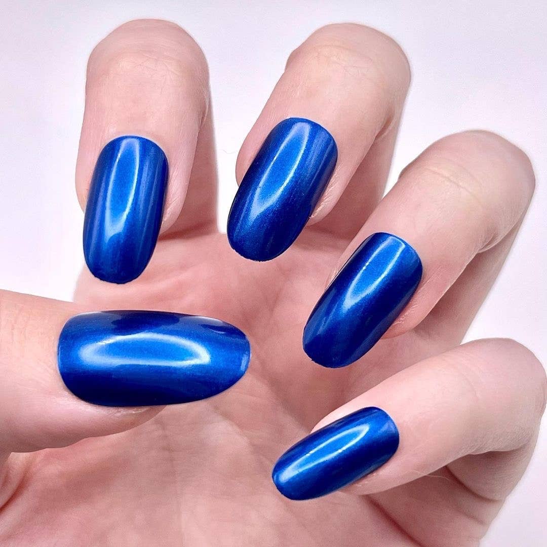 DEMIblue Clean and Vegan Nail Polish - Wholesale Nail Polish - The Signature DEMIblue – Royal Blue Vegan Nail Polish | DEMI5