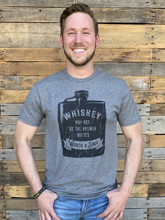 Whiskey (Worth a Shot) for wholesale by Mason Jar Label