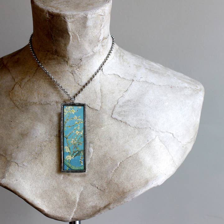 Homestyle Charlie – wholesale Ornament – Van Gogh Almond Blossom Art Museum Christmas Ornament Charm