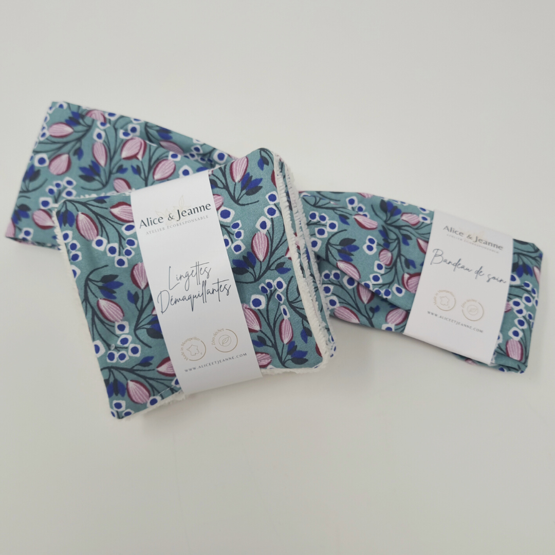 Alice et Jeanne - Vendita all'ingrosso Struccanti - Chloé X5 salviette struccanti lavabili4