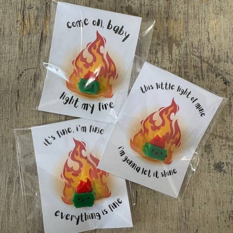 Boutique Unique - Wholesale Keepsake Coin/Token - Dumpster Fire1